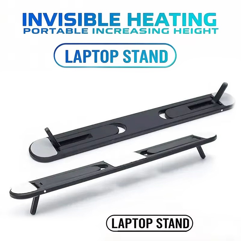 Cooling Stand Tablet - ユニバーサルラップトップライザースタンドノートブック冷却パッド目に見えないラップトップブラケット折りたたみキーボードライズfor Macbook Pro Lenovo Dell HP