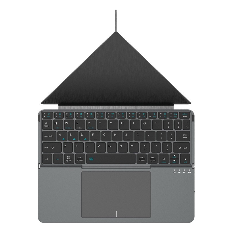 Ipad Cover Folio - I-BOX ブルートゥースワイヤレス折りたたみキーボード Androidタブレット、iPad、iOSタブレット用フォリオケーススタンドマグネティックキーボード