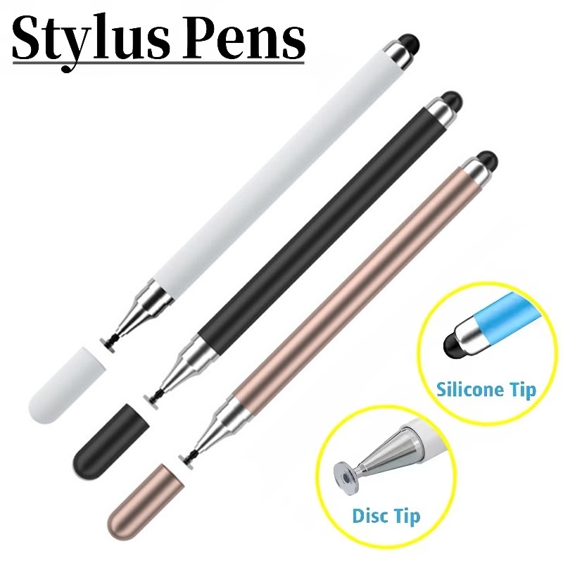 2 in 1 ユニバーサルスタイラスペン iPad Huaw - Drawing Tablet Pen Accessories のレビューと価格
