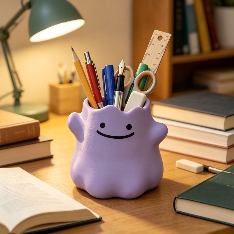 漫画キャラクターペンホルダー クリエイティブ収納オーガナイザ - Case With Pencil Holder のレビューと価格