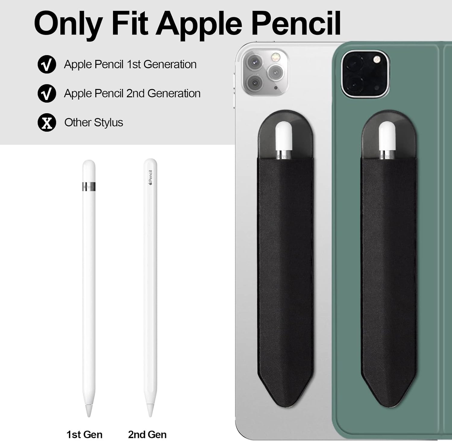 タブレットタッチペンポーチバッグスリーブスタイラスホルダー、 - Case With Pencil Holder のレビューと価格