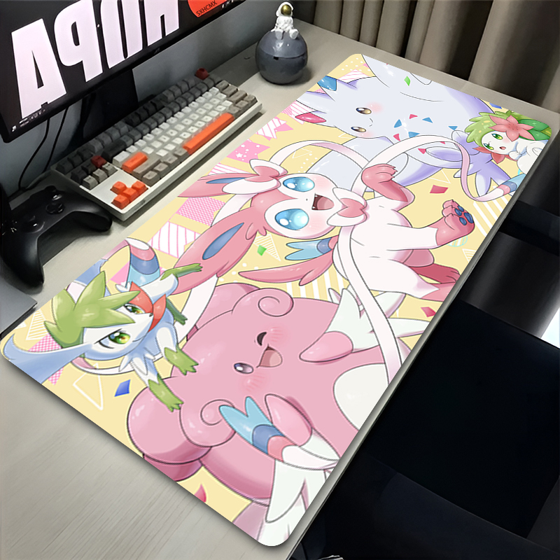 大型ピンクかわいいマウスパッド XXL ゲームコンピュータア - Tablet Accessories For Girls のレビューと価格