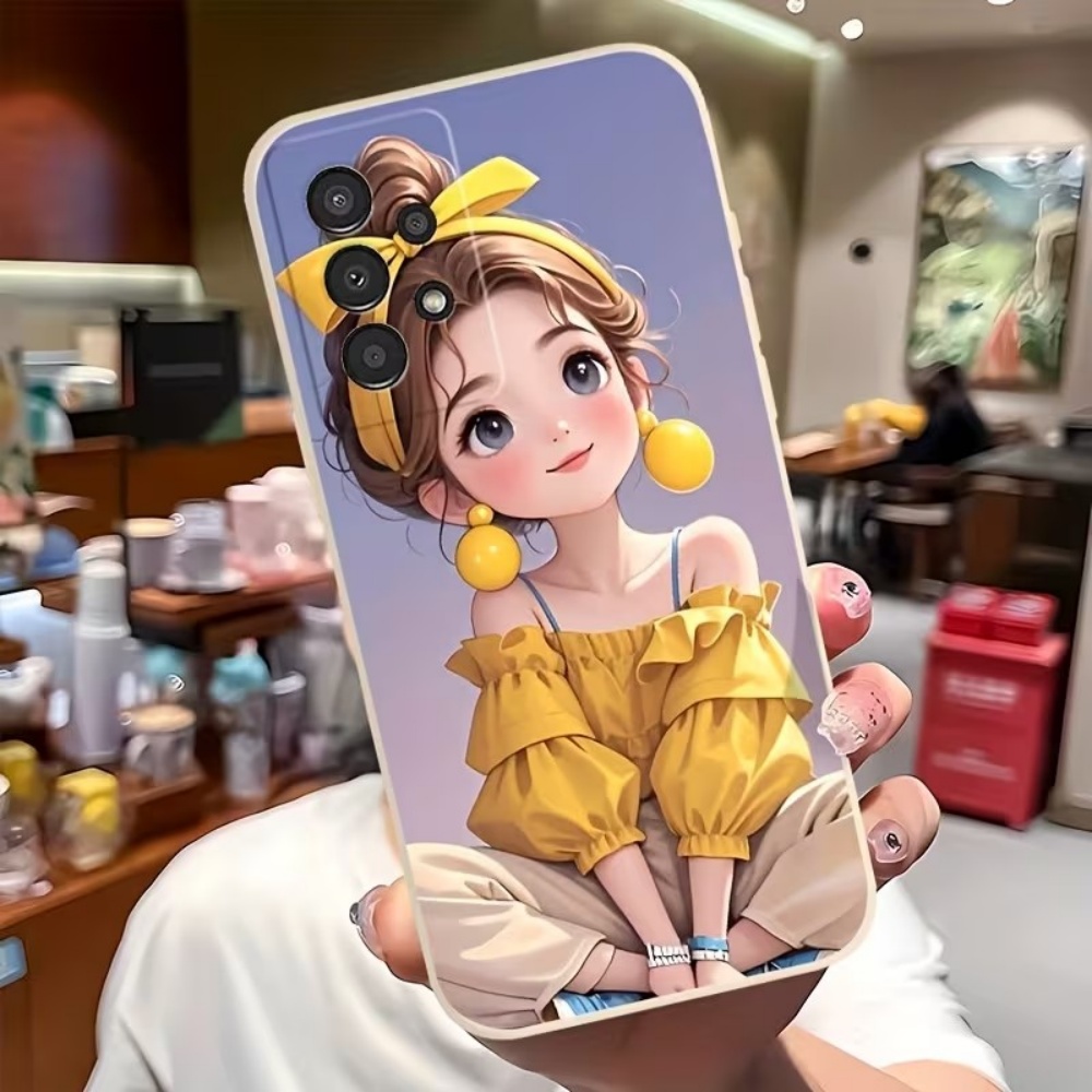 かわいい漫画の女の子柄デザインのスマホケース、Samsung - Tablet Accessories For Girls のレビューと価格